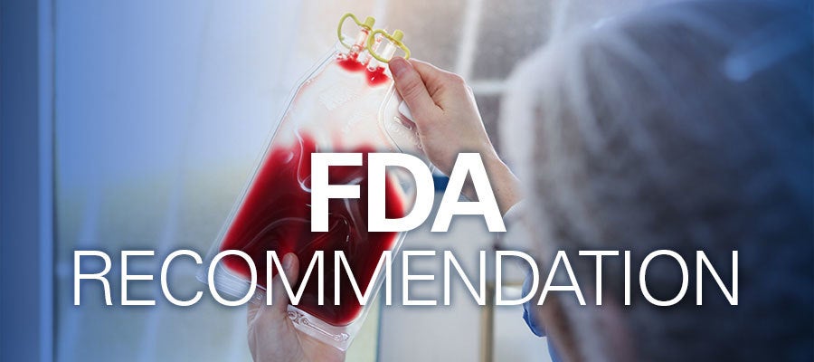 FDA recommendation