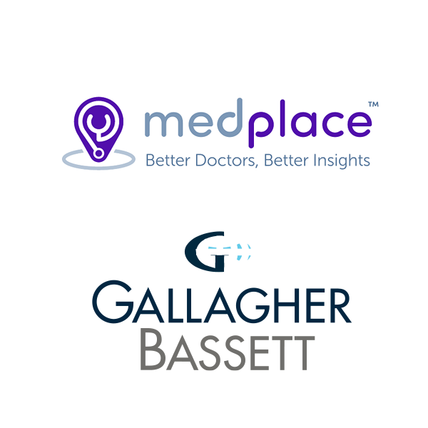 Medplace and Gallagher Bassett Logos