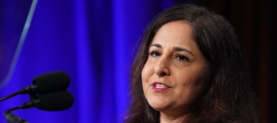 White House Domestic Policy Council Director Neera Tanden spoke to Annual Meeting attendees