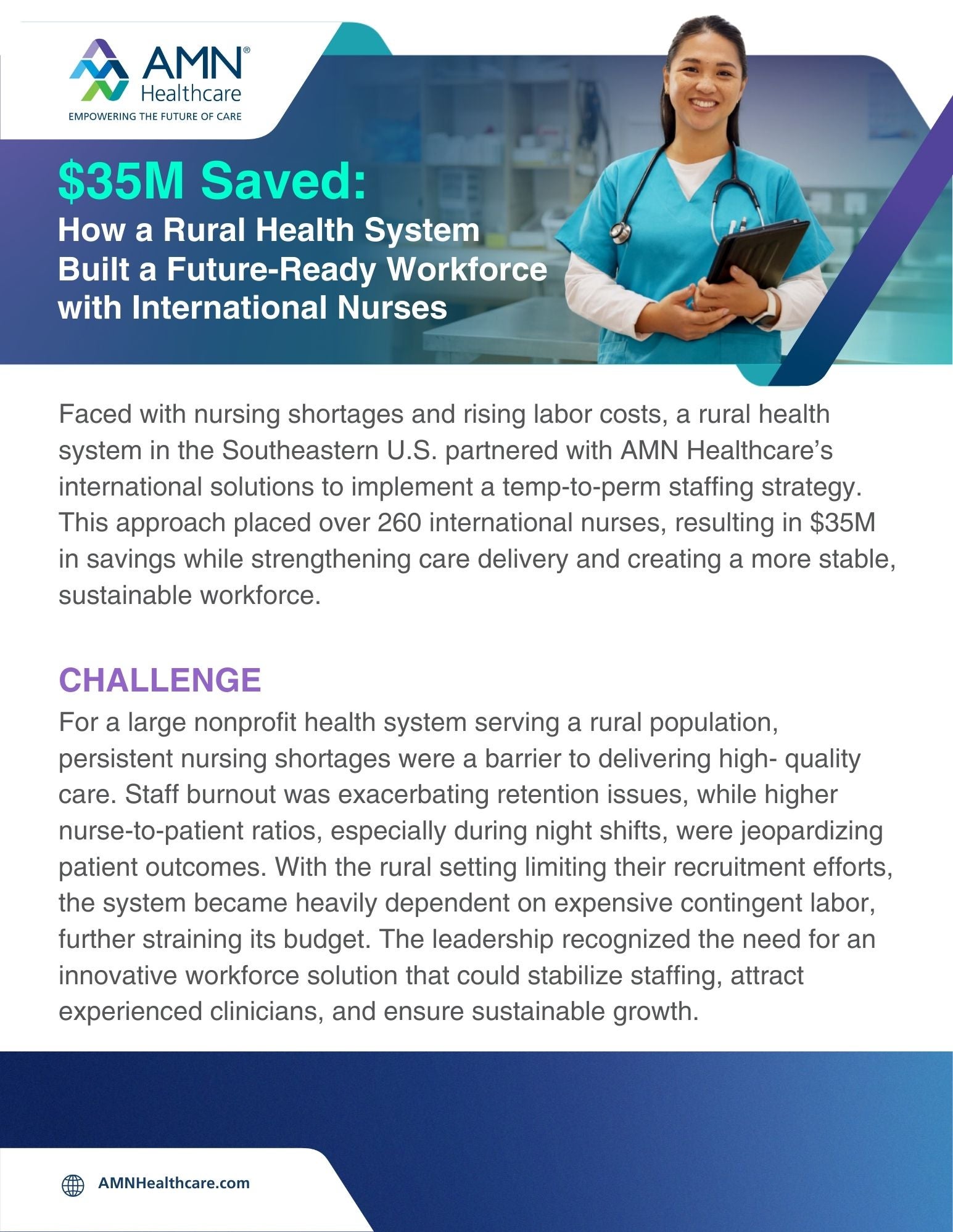 $35M Saved: How a Rural Health System Built a Future-Ready Workforce with International Nurses