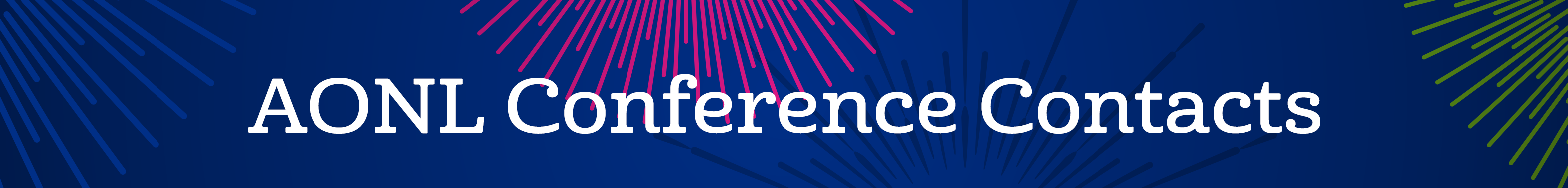 Image of Conference Contacts title.
