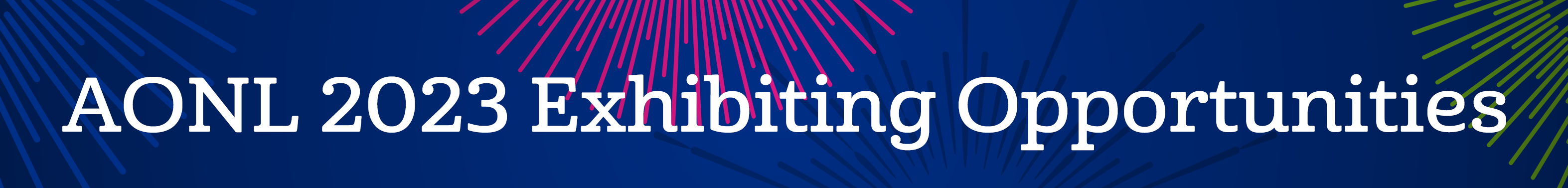 Image of exhibiting opportunities page title.