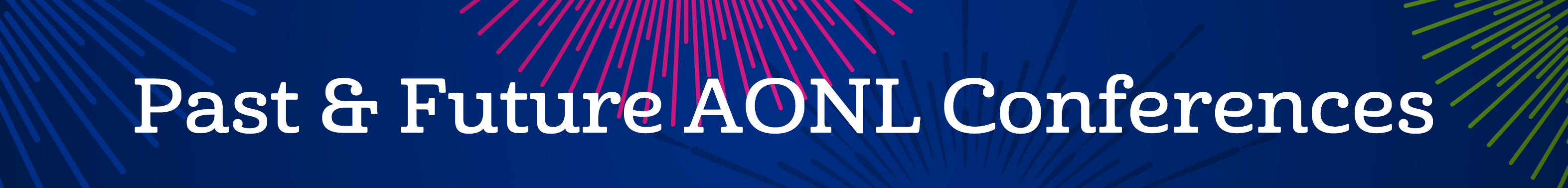 Image of Past and Future Conferences page title.
