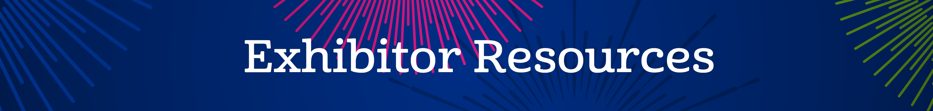 Exhibitor Resources