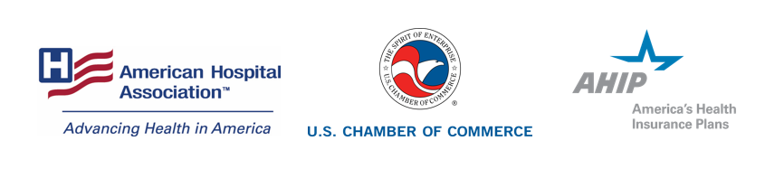 Joint Logos AHA AHIP Chamber
